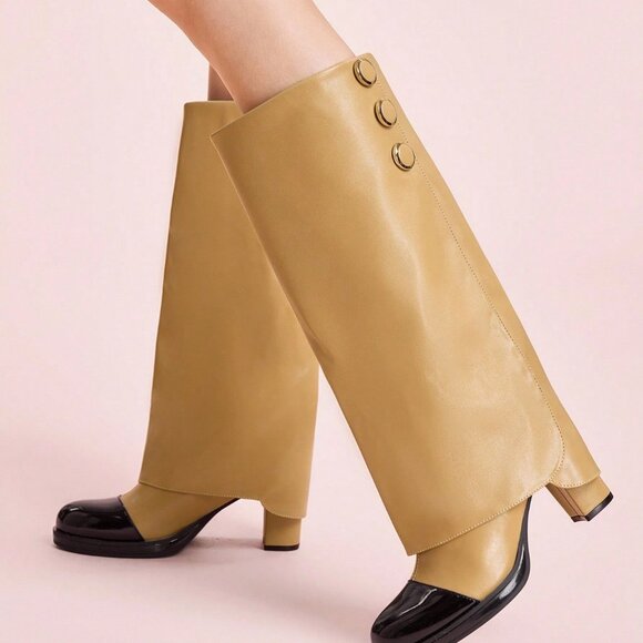 Stylish Women's High Heel Platform knee high Boots - Picture 1 of 10